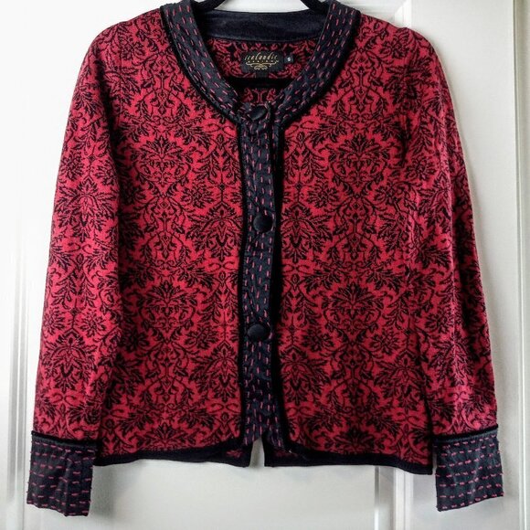 Icelandic Design Cashmere Silk Cardigan Sweater - Picture 1 of 7